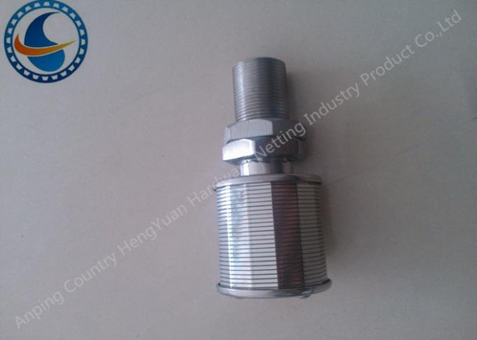 Ugello dell'acqua dell'acciaio inossidabile 304, scanalatura rotatoria del filtro a sipario 0.05-1mm