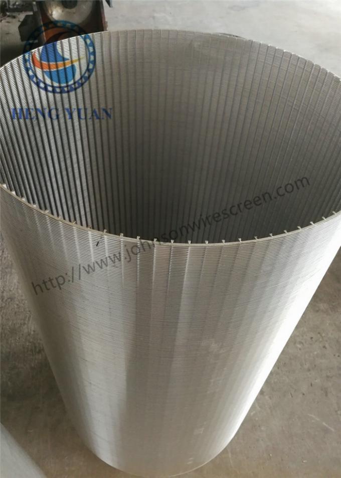 Forma di v dell'acqua freatica e di pozzi di 304 schermi degli ss Johnson per il filtro a tamburo