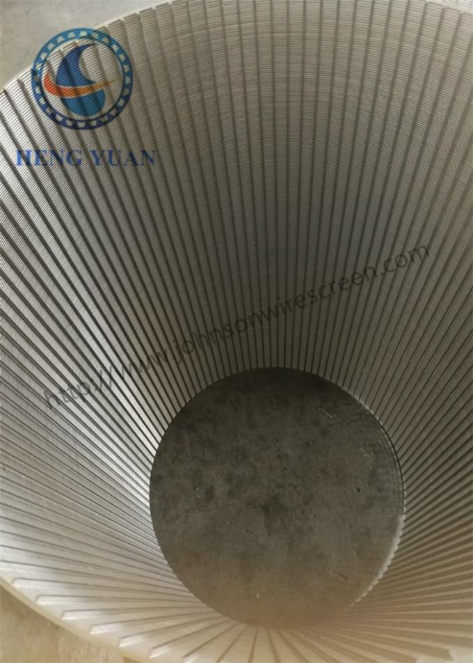 Forma di v dell'acqua freatica e di pozzi di 304 schermi degli ss Johnson per il filtro a tamburo
