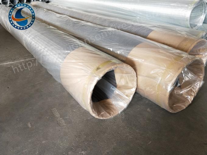Filtro per pozzi dell'acqua dell'acciaio inossidabile 304 per controllo della sabbia dimensione della scanalatura da 1,0 millimetri
