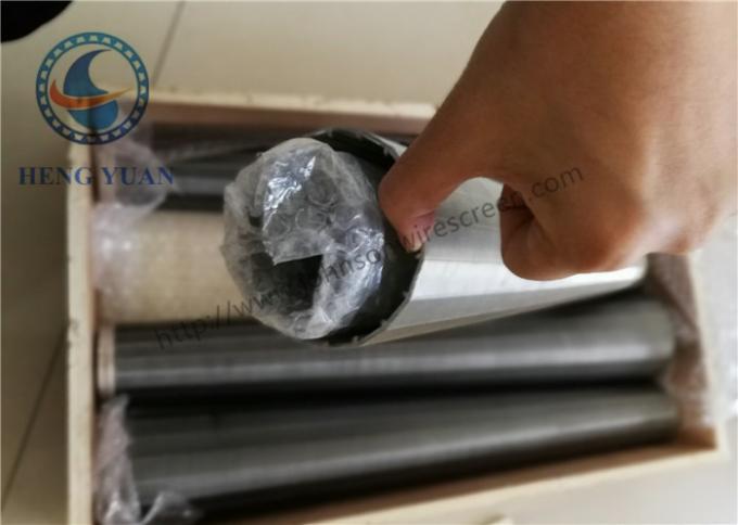 La dimensione della scanalatura tamburo rotatorio dello schermo da 1,0 millimetri lava i materiali dell'acciaio inossidabile 316L del filtrante