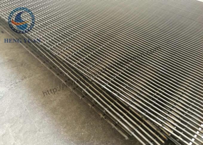 Supporto professionale Rod della maglia 3*4.6 millimetro dello schermo del piatto/Johnson della rete metallica del cuneo di V