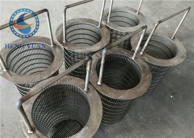 Schermo rotatorio FIter della scanalatura del cavo del cuneo del tamburo dello schermo ISO9000 per i sistemi d'asciugamento