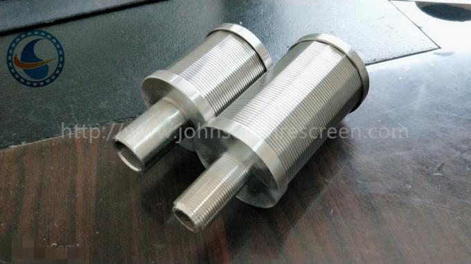 L'ugello dello schermo di cavo del cuneo degli ss Johnson personalizza per la dimensione della scanalatura del cliente 0.05-1mm
