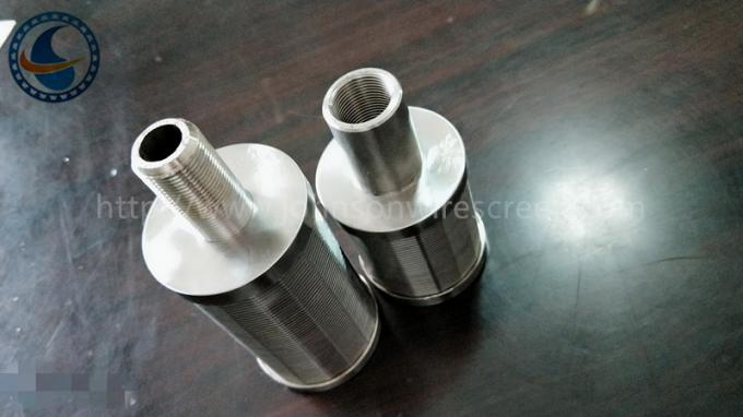 L'ugello dello schermo di cavo del cuneo degli ss Johnson personalizza per la dimensione della scanalatura del cliente 0.05-1mm
