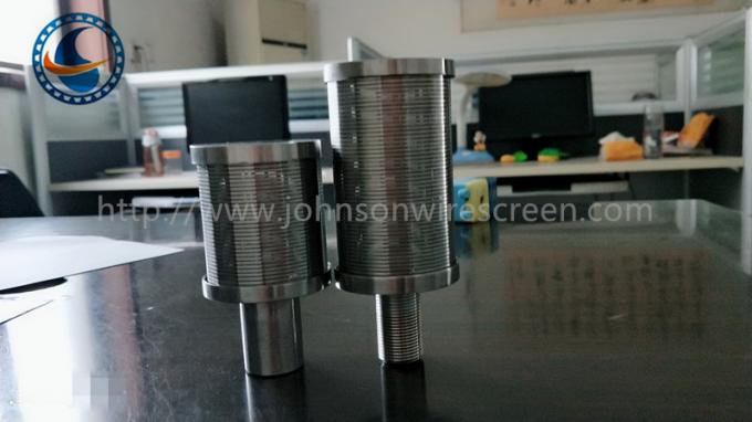 L'ugello dello schermo di cavo del cuneo degli ss Johnson personalizza per la dimensione della scanalatura del cliente 0.05-1mm