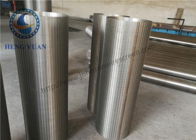 Forma del foro della scanalatura del tubo del filtro di Johnson dell'acciaio inossidabile