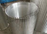 304 Grade Johnson Screen Filter Basket , Water Treatment Wire Mesh Drum