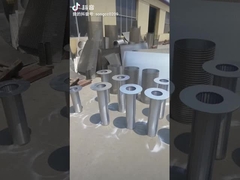 SS304 Wigge Wire Screen Drum Campione gratuito