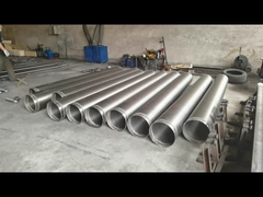 tubi a schermo avvolti con filo saldato completo