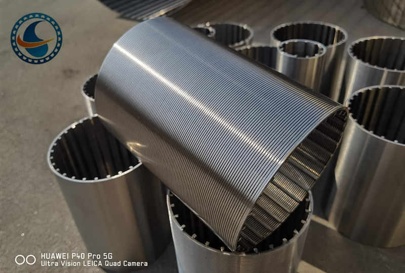 Filtro per schermo a filo di cuneo industriale Vee Wire Support Rod per una filtrazione ottimale