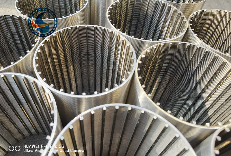 Filtro per schermo a filo di cuneo industriale Vee Wire Support Rod per una filtrazione ottimale