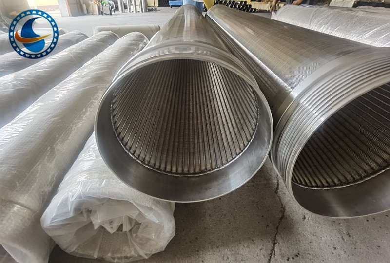 Galvanizzazione e SS 304 Johnson Wedge Wire Acqua Pozzo Screen Filter tubo