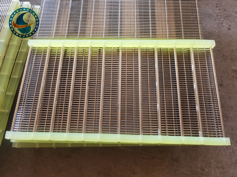 In acciaio inossidabile 304 slot 1,7 mm pannello di schermo a filo a cuneo per filtrazione alimentare
