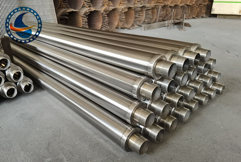 SS304 Profilo a forma di vitella filo a cuneo filo a schermo filtro tubo