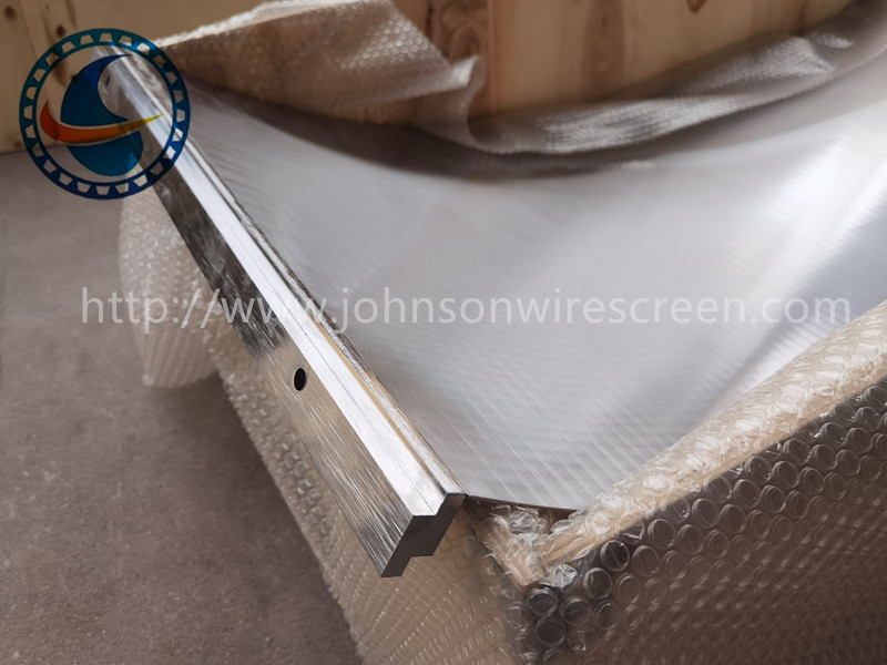 Filtro a schermo ad arco a filo a cuneo SS316L per il trattamento delle acque reflue