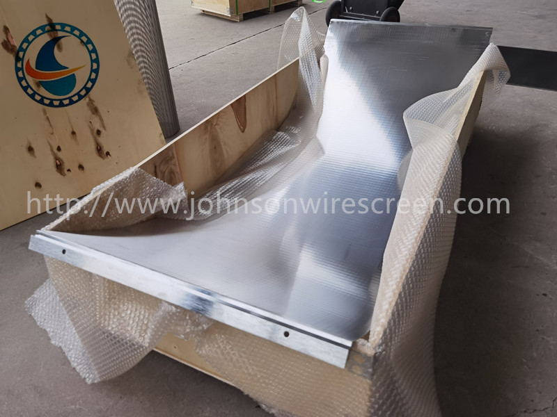 Filtro a schermo ad arco a filo a cuneo SS316L per il trattamento delle acque reflue