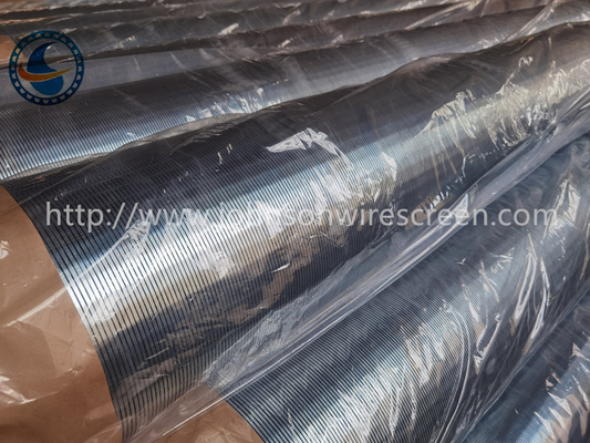 Scanalatura continua di acciaio inossidabile del filtro per pozzi non magnetico dell'acqua per controllo della sabbia