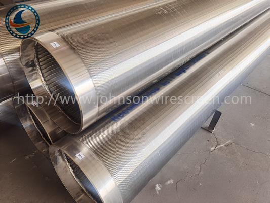 202 scanalatura continua dell'acciaio inossidabile 6-5/8» Vee Wire Screen Johnson Type