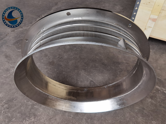 trucioli del metallo di Mesh Screen For Centrifuges Of del cavo del cuneo di acciaio inossidabile di 523mm 304