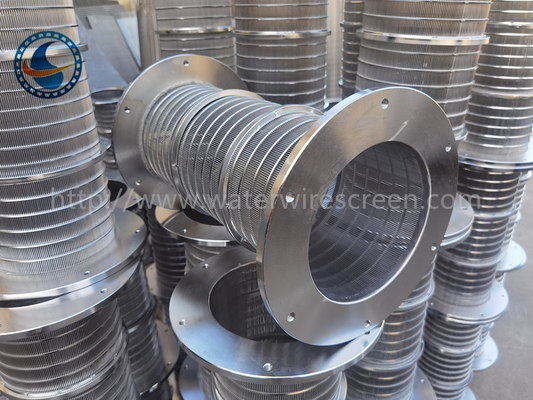 Filtro non d'ostruzione dalla polpa di acciaio inossidabile 304 Johnson Wedge Wire Screens For