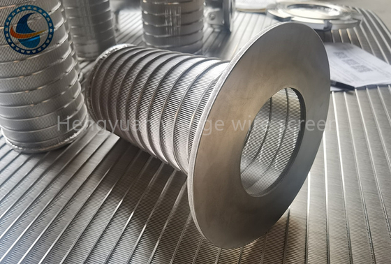 Acciaio inossidabile 180mm Dia Wedge Wire Mesh Screen per i filtri automatici dalle acque luride