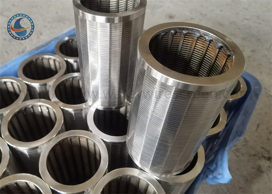 Valutazione di pressione del tubo del filtro a sipario del cavo del cuneo di controllo della sabbia di acciaio inossidabile