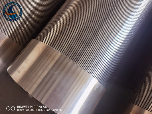 SS304 Slot 40 Johnson Profile Wire Water Well Screens per pozzi a 400 metri di profondità