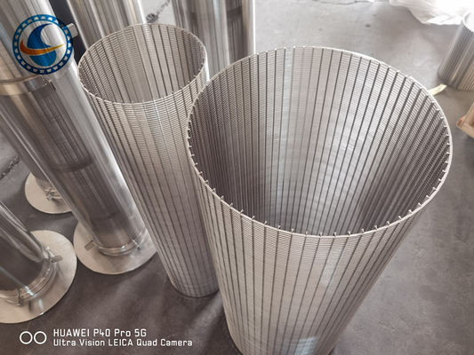 Filtro per schermo a filo di cuneo industriale Vee Wire Support Rod per una filtrazione ottimale