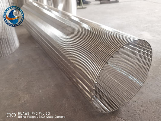 Spazio all'aperto continuo di acciaio inossidabile dello schermo di cavo del cuneo di scanalatura alto