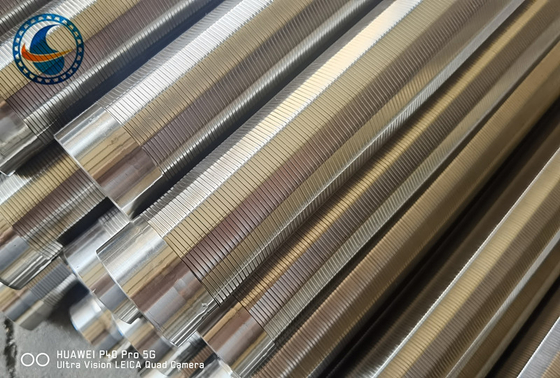 Processo alimentare Johnson Vee Wire Screen con dimensione di maglia 1mm-100mm