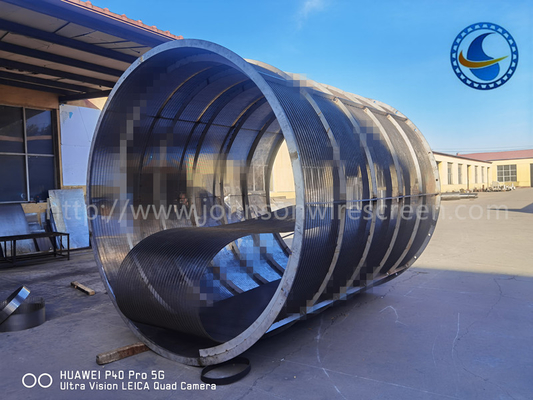 Ss 304 schermo a filo di cuneo rotativo resistente per prestazioni durature