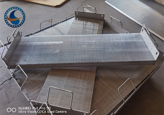 Ss 316l pannelli di schermo di filo di cuneo Scalata di saldatura Dimensione 3,0 mm Tessuto olandese