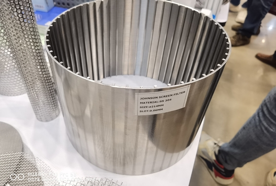 Filtro per schermo a filo a cuneo in acciaio inossidabile con tecnica di saldatura completa