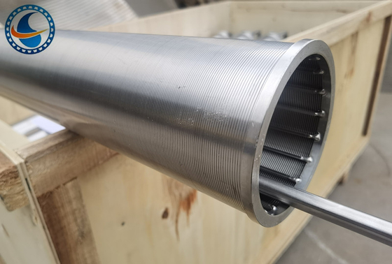 SS304 OD80MM Pure Round 100Micron Wedge Wire Screen per apparecchiature meccaniche