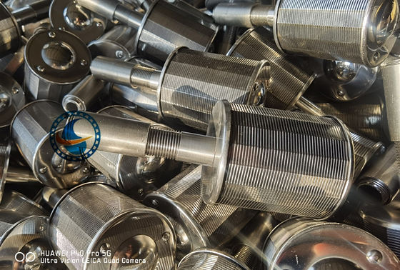 SS316L OD 70 mm ugli di schermo a filo a cuneo per filtri di resina