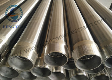 Cavo facile di profilo di acciaio inossidabile di operazione, lunghezza del tubo 5800mm del filtro per pozzi dell'acqua