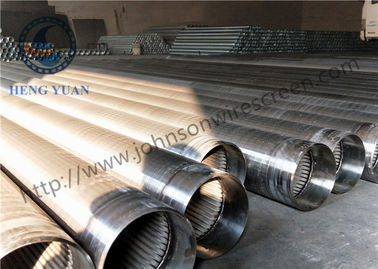 Scanalatura continua Johnson Screen Mesh, alte portate del filtro per pozzi