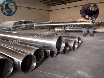Schermo economizzatore d'energia di Vee Wire Wrapped Screen Cylindrical per controllo della sabbia
