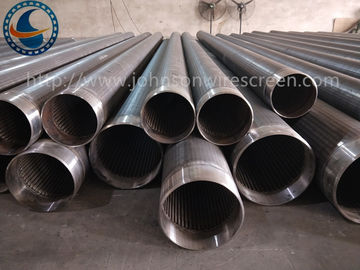 Tempo di impiego lungo del tubo di Johnson Vee Wire Screen Wire Wrapped di 40 scanalature