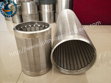 Alto efficace materiale magnetico di acciaio inossidabile di Johnson Wedge Wire Screens Non