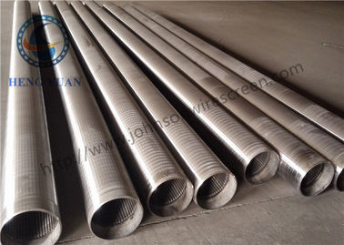 304 lunghezza dello schermo di cavo di Johnson Stainless Steel Screen Vee del grado 5800mm