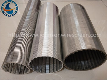 Johnson Wedge Wire Mesh Pre ha imballato i filtri per pozzi per il sistema della presa di acqua del mare