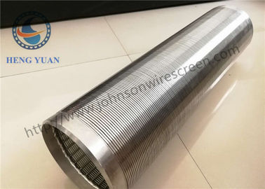La lunghezza 5.8M Stainless Steel Vee Well Casing Pipe Wire ha saldato lo schermo della pompa buona