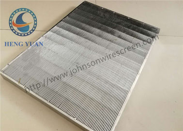 Pannello di Vee Wedge Wire Mesh Grids, dimensione della scanalatura dello schermo 0.7mm del setaccio di acciaio inossidabile