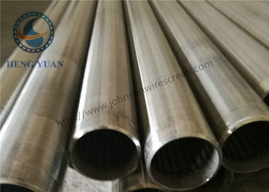Diametro continuo di controllo 80MM della sabbia di Johnson Stainless Steel Well Screens della scanalatura