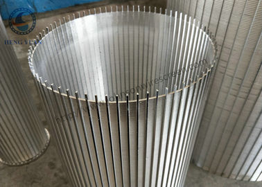 304 grado Johnson Screen Filter Basket, cavo Mesh Drum di trattamento delle acque