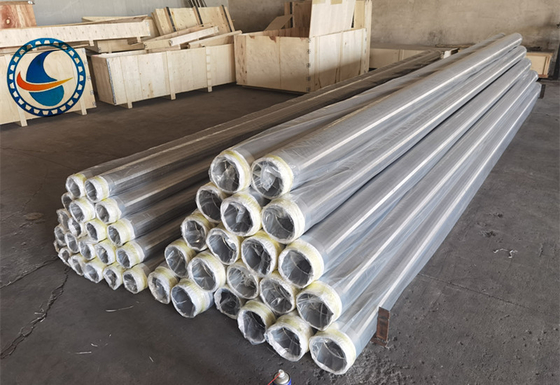 SS304L 168mm Johnson VEE-WIRE tubo di schermo per pozzi d'acqua