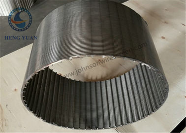 Alta scanalatura a forma di V di filtrazione ss 304 Johnson Wire Screen 0.25mm