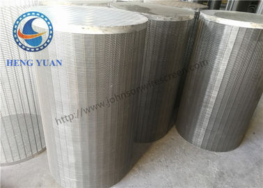 Un'acqua freatica di 304 ss Johnson Wedge Wire Screen scaturisce forma di v per il filtro a tamburo